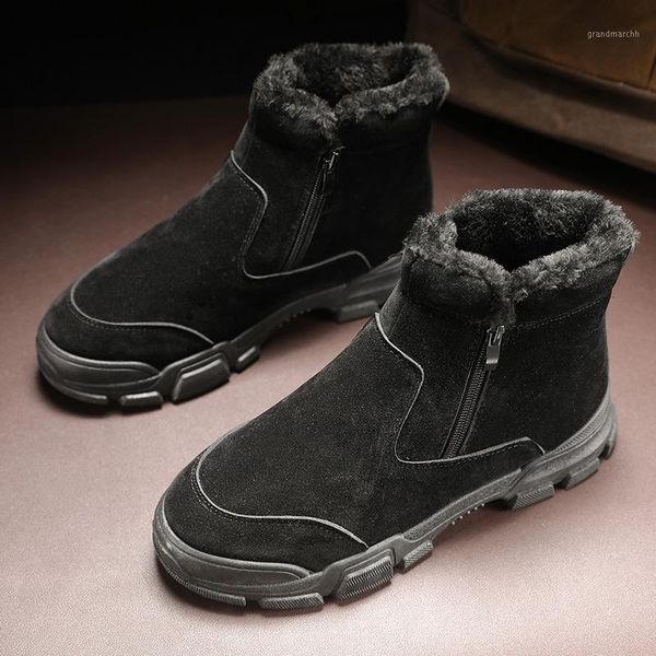boots fashion men outdoor flock with fur shoes casual ankle confortable zapatos de hombre1, Black
boots fashion men outdoor flock with fur shoes casual ankle confortable zapatos de hombre1, Black
