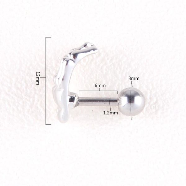 modrsa 1piece black/gold stainless steel helix piercing punk eyebrow ear piercing ghost hand claw earrings body jewelry q sqchmj, Silver
modrsa 1piece black/gold stainless steel helix piercing punk eyebrow ear piercing ghost hand claw earrings body jewelry q sqchmj, Silver