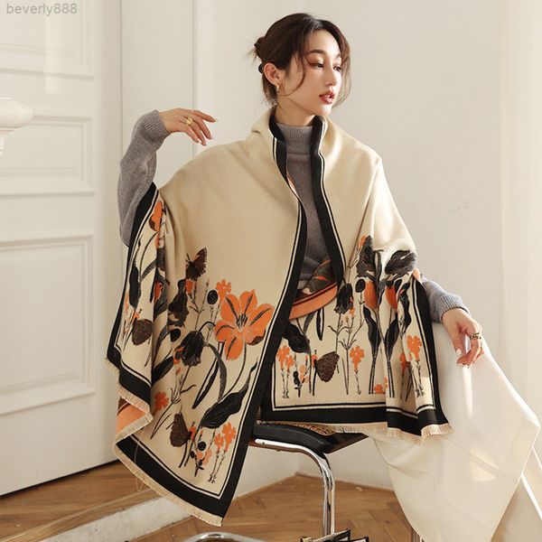 new tassel printed imitation cashmere warm shawl medium and long women's scarf, Blue;gray
new tassel printed imitation cashmere warm shawl medium and long women's scarf, Blue;gray