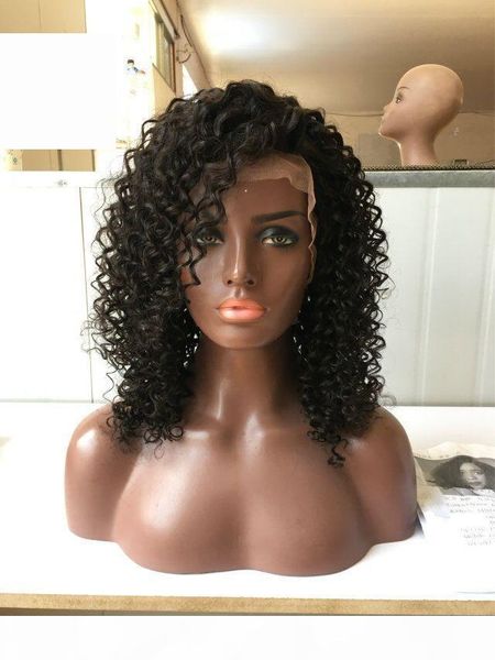 kinky curly full lace wig 130% density glueless brazilian human hair lace front wigs for black women, Black;brown
kinky curly full lace wig 130% density glueless brazilian human hair lace front wigs for black women, Black;brown