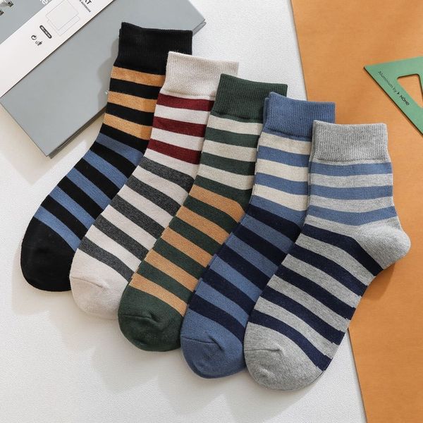 jbzdd socks striped medium men's cotton in autumn and winter casual medium tube new business combed pa socks sweat absorbing and breath, Black
jbzdd socks striped medium men's cotton in autumn and winter casual medium tube new business combed pa socks sweat absorbing and breath, Black