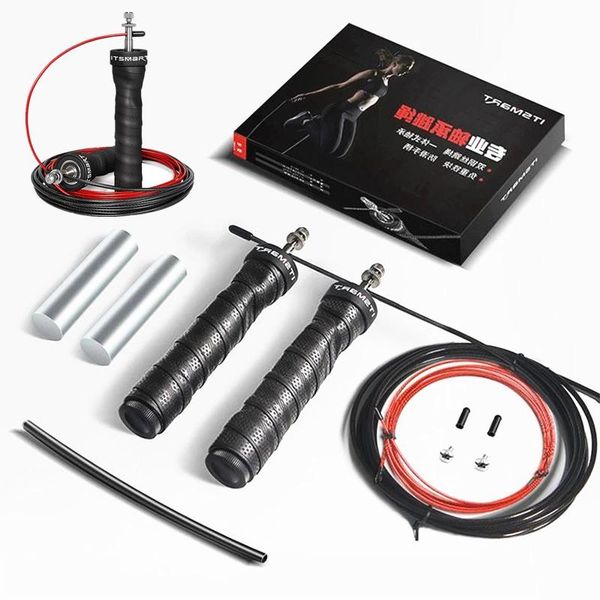 weighted speed jump rope with nonslip handles replacement steel cables for crossfit boxing fitness gym home workout equipments
weighted speed jump rope with nonslip handles replacement steel cables for crossfit boxing fitness gym home workout equipments