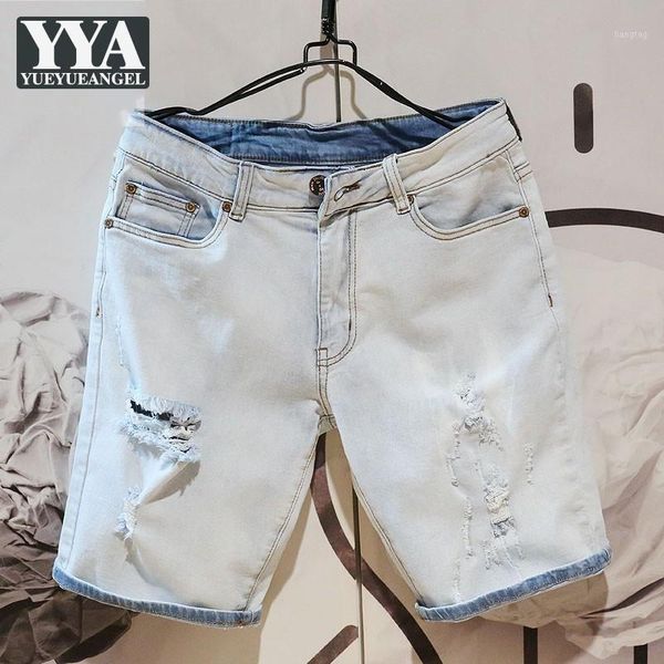 fashion summer hole ripped straight knee length denim shorts men slim fit distressed wash light blue leisure short sweatpants1, White;black
fashion summer hole ripped straight knee length denim shorts men slim fit distressed wash light blue leisure short sweatpants1, White;black