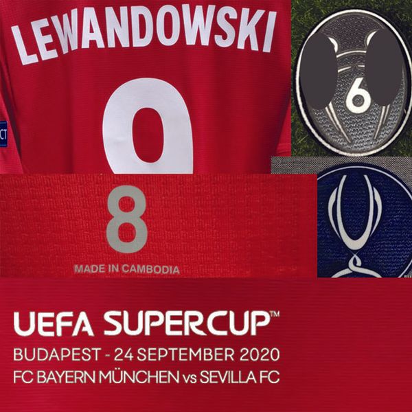 2020 super cup final lewandowski match worn player issue muller kimmich martinez with match details soccer patch home textile
2020 super cup final lewandowski match worn player issue muller kimmich martinez with match details soccer patch home textile