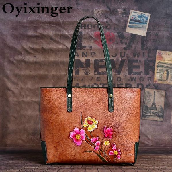 oyixinger vintage women bag casual tote handbags genuine leather embossed bag large capacity handmade shoulder bags for women
oyixinger vintage women bag casual tote handbags genuine leather embossed bag large capacity handmade shoulder bags for women