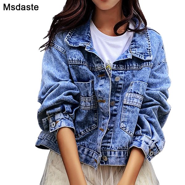 jeans jackets coats women 2019 short casual denim coat new autumn long sleeve jaqueta feminina chaquetas mujer jeans jacket c1111, Black;brown
jeans jackets coats women 2019 short casual denim coat new autumn long sleeve jaqueta feminina chaquetas mujer jeans jacket c1111, Black;brown