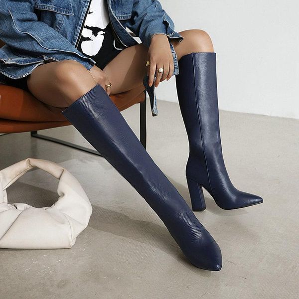 boots 2021 brand women poined toe high heels autumn winter knee western cowgirl shoes plus size 34-43, Black
boots 2021 brand women poined toe high heels autumn winter knee western cowgirl shoes plus size 34-43, Black