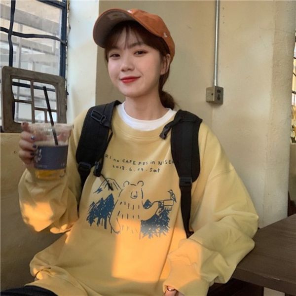 ye6gp bear cotton ice pullover printed sweater 14350 bear cotton ice loose printed loose pullover sweater 14350 txkig, Black
ye6gp bear cotton ice pullover printed sweater 14350 bear cotton ice loose printed loose pullover sweater 14350 txkig, Black