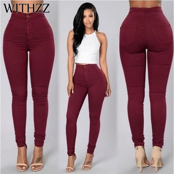 withzz women denim skinny jeggings pants high waist stretch jeans slim pencil trousers wash skinny jeans woman high waist thin, Blue
withzz women denim skinny jeggings pants high waist stretch jeans slim pencil trousers wash skinny jeans woman high waist thin, Blue