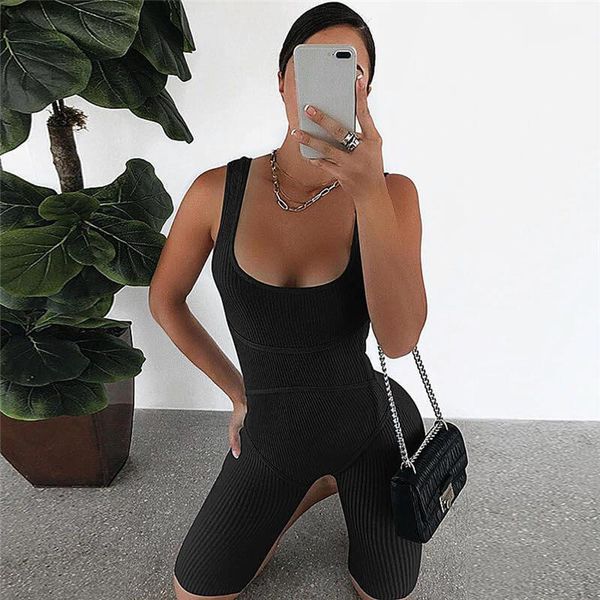 fashion black gray bodycon playsuit women sleeveless o-neck jumpsuit 2020 spring summer party club romper jumpsuits shorts1, Black;white
fashion black gray bodycon playsuit women sleeveless o-neck jumpsuit 2020 spring summer party club romper jumpsuits shorts1, Black;white