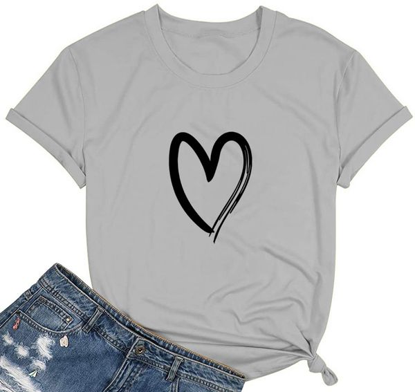 sweet graffiti love printed cotton short sleeve round neck t-shirt for women casual top, White
sweet graffiti love printed cotton short sleeve round neck t-shirt for women casual top, White