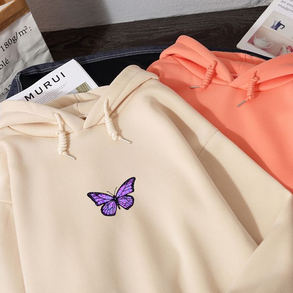 2021 female sweatshirts in butterfly new from upper versatile student kpop hiphop literary vintage hoodie f1dl, Black
2021 female sweatshirts in butterfly new from upper versatile student kpop hiphop literary vintage hoodie f1dl, Black