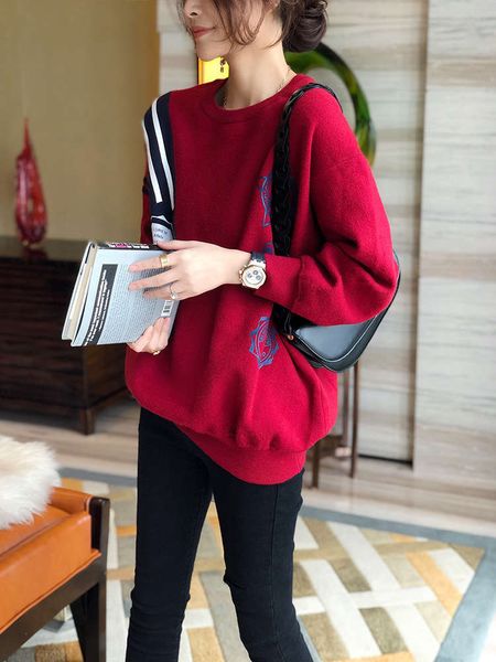 printed western style sweater women's european fashion ins korean loose long sleeve autumn dress new in 2020, Black
printed western style sweater women's european fashion ins korean loose long sleeve autumn dress new in 2020, Black