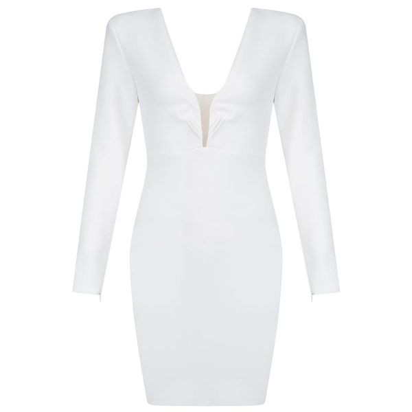2020 winter style long sleeve v neck mesh white women bandage dress designer fashion evening party dress vestido, Black;gray
2020 winter style long sleeve v neck mesh white women bandage dress designer fashion evening party dress vestido, Black;gray