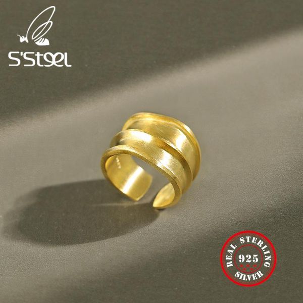 cluster rings s'steel 925 sterling silver for women lrregular open ring anelli argento donna bijoux argent massif pour femme jewelry, Golden;silver
cluster rings s'steel 925 sterling silver for women lrregular open ring anelli argento donna bijoux argent massif pour femme jewelry, Golden;silver