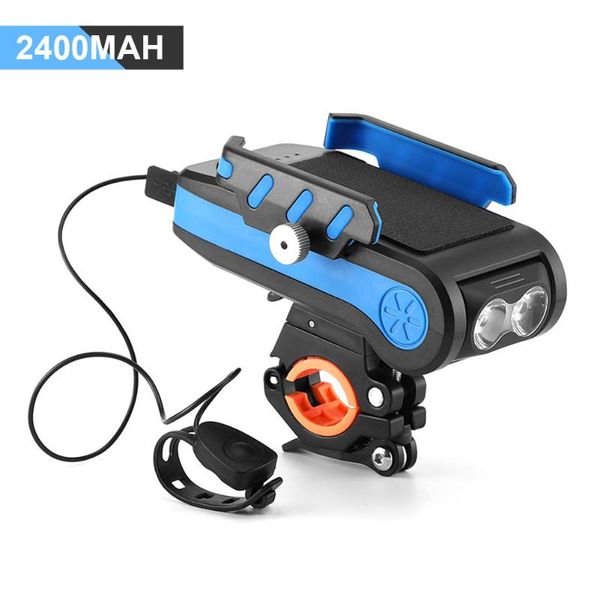 4 in 1 bicycle front light with power bank phone holder horn 130db waterproof usb rechargeable bike light
4 in 1 bicycle front light with power bank phone holder horn 130db waterproof usb rechargeable bike light