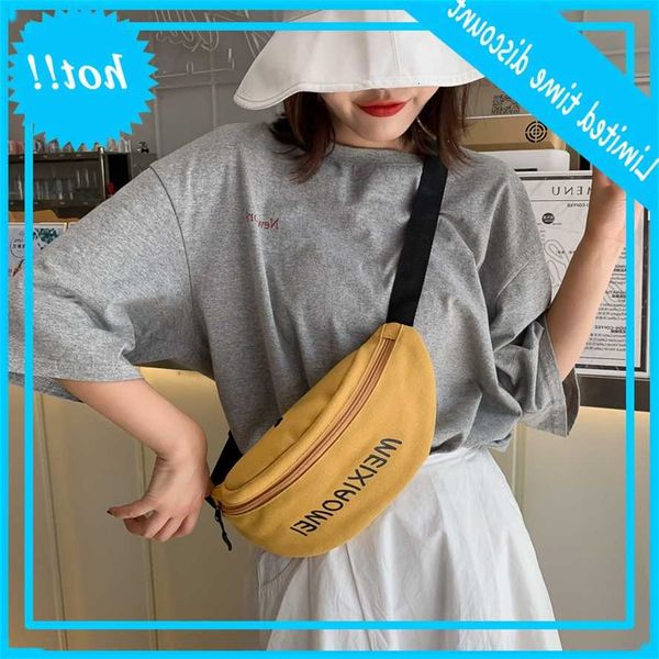 versatile canvas waist women's leisure student messenger 2019 new korean simple fashion chest bag
versatile canvas waist women's leisure student messenger 2019 new korean simple fashion chest bag