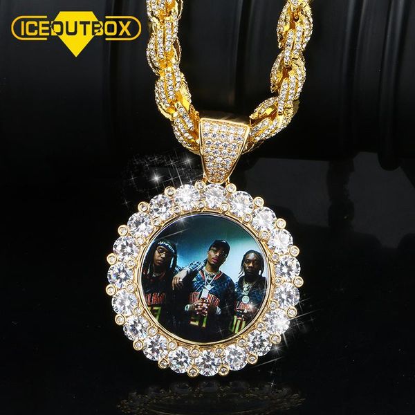 chains custom po memory medallions solid pendant necklace with shining big crystal hip hop jewelry for men's 8mm rope chain box, Silver
chains custom po memory medallions solid pendant necklace with shining big crystal hip hop jewelry for men's 8mm rope chain box, Silver