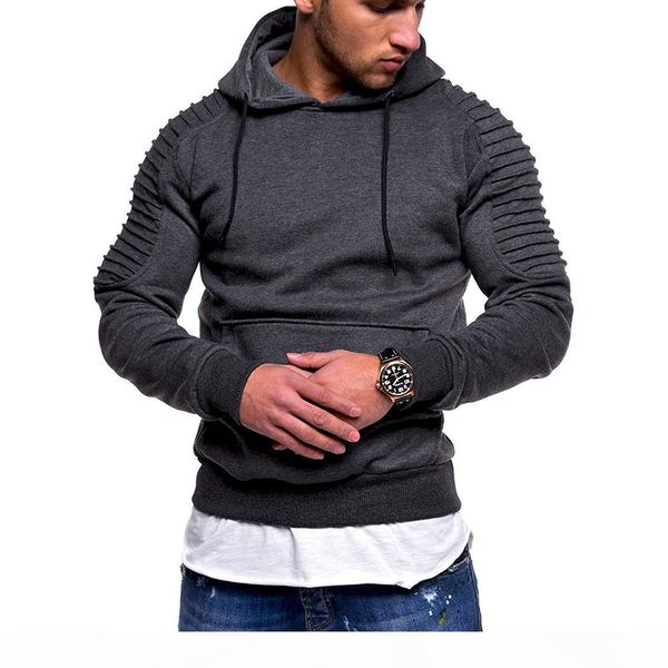 men casual fashion men sweatshirt men's pullover coats striped pleated raglan sleeve hoodie with pockets plug size 3xl, Black
men casual fashion men sweatshirt men's pullover coats striped pleated raglan sleeve hoodie with pockets plug size 3xl, Black