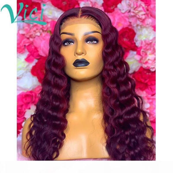 99j burgundy lace front wig bleached knots loose deep wave wig for black women colored human hair wigs preplucked with baby hair, Black;brown
99j burgundy lace front wig bleached knots loose deep wave wig for black women colored human hair wigs preplucked with baby hair, Black;brown