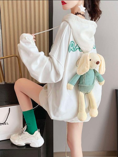 loose lovely hooded sweater women's long and medium length student autumn wear 2020 new fashion ins trend, Black
loose lovely hooded sweater women's long and medium length student autumn wear 2020 new fashion ins trend, Black