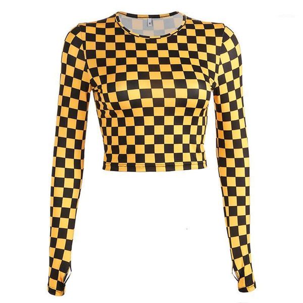 women's plaid long sleeve t shirts crop high street streetwear ladies girls1, White
women's plaid long sleeve t shirts crop high street streetwear ladies girls1, White