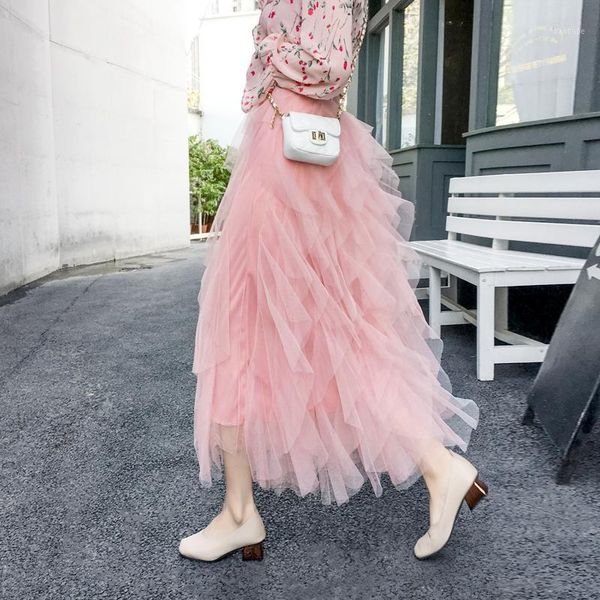 fashion tutu tulle skirt women long maxi skirt 2019 spring korean black pink high waist pleated female1
fashion tutu tulle skirt women long maxi skirt 2019 spring korean black pink high waist pleated female1