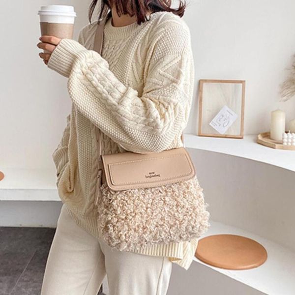 shoulder bags elegant female square crossbody bag 2021 pu leather women's designer handbag plush messenger
shoulder bags elegant female square crossbody bag 2021 pu leather women's designer handbag plush messenger