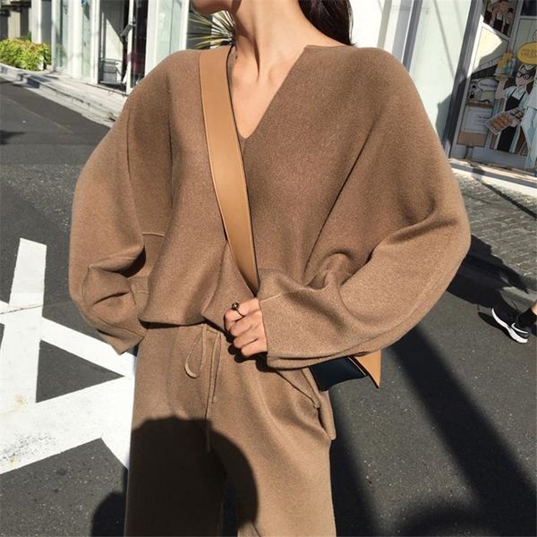 2021 Women Two Outfits Fall New Winter Released Pullovers Nightgown Pants Wide Leg 2 Piece Suit XM69, Gray
2021 Women Two Outfits Fall New Winter Released Pullovers Nightgown Pants Wide Leg 2 Piece Suit XM69, Gray