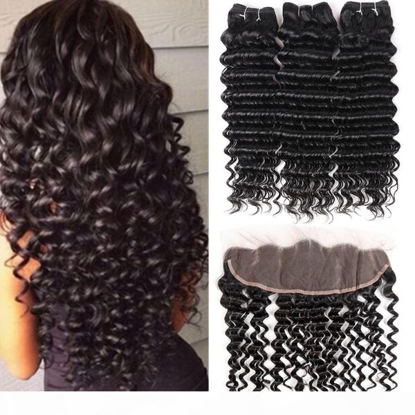 8a brazilian deep wave bundles with closure 100% human hair lace frontal closure with bundles deal kinky curly water wave body straight, Black;brown
8a brazilian deep wave bundles with closure 100% human hair lace frontal closure with bundles deal kinky curly water wave body straight, Black;brown