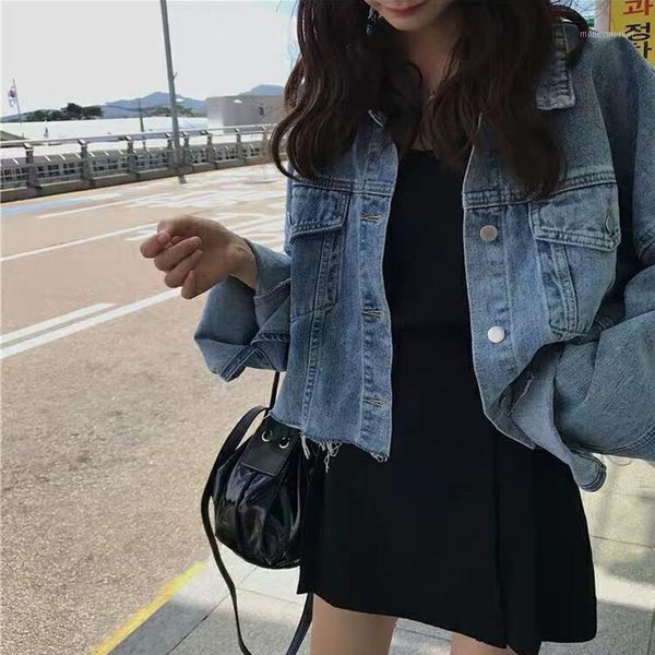 women's jackets tassel cropped denim jacket women boyfriend jeans coat autumn spring harajuku oversized outerwear coats and women1, Black;brown
women's jackets tassel cropped denim jacket women boyfriend jeans coat autumn spring harajuku oversized outerwear coats and women1, Black;brown