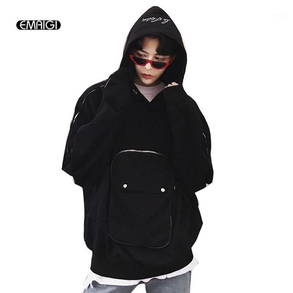 2018 men packet long sleeve hooded sweatshirt male fashion casual loose pullover black white hoodie coat1
2018 men packet long sleeve hooded sweatshirt male fashion casual loose pullover black white hoodie coat1