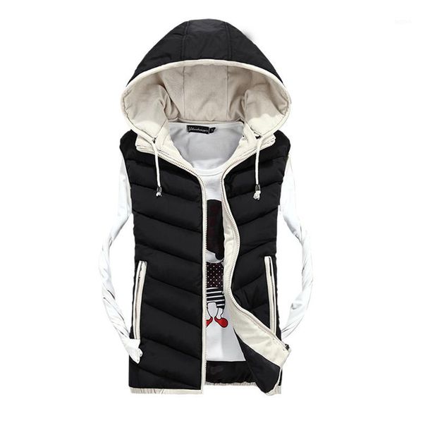 fashion lovers sleeveless jacket men's and women vest jacket winter hooded vest male cotton-padded waistcoat coat warm hoody1, Black;white
fashion lovers sleeveless jacket men's and women vest jacket winter hooded vest male cotton-padded waistcoat coat warm hoody1, Black;white