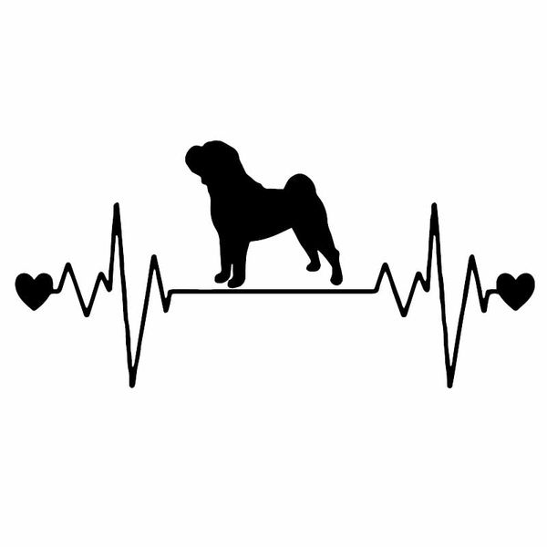 17x8.1cm funny animal car sticker pei lifeline dog heartbeat vinyl decal black/silver c24-1310
17x8.1cm funny animal car sticker pei lifeline dog heartbeat vinyl decal black/silver c24-1310