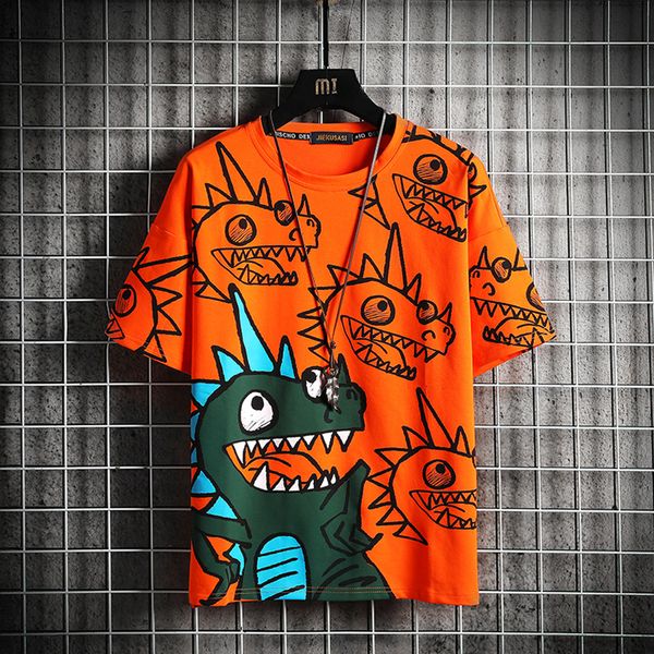 2021 new cute tshirts graffiti print tee shirts streetwear harajuku dinosaurs short sleeve men fashion summer t-shirts fmnf, White;black
2021 new cute tshirts graffiti print tee shirts streetwear harajuku dinosaurs short sleeve men fashion summer t-shirts fmnf, White;black