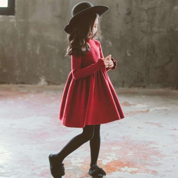 length 2020 girls' woolen 5 medium new knitted princs wine red drs children's skirt 74pol6kq, Red;yellow
length 2020 girls' woolen 5 medium new knitted princs wine red drs children's skirt 74pol6kq, Red;yellow
