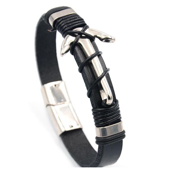 junwei anchor leather bracelet hand-woven magnetic buckle men's leather bracelet punk style junwe qylxuq
junwei anchor leather bracelet hand-woven magnetic buckle men's leather bracelet punk style junwe qylxuq