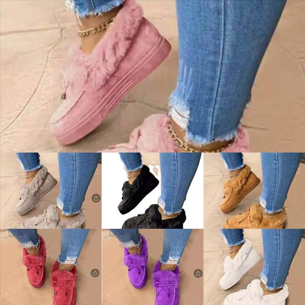 ce0wd snow boots women indoor house plush mop cotton yarn plus velvet soft cute home slippers shoes non-slip floor women slippers, Black 
ce0wd snow boots women indoor house plush mop cotton yarn plus velvet soft cute home slippers shoes non-slip floor women slippers, Black