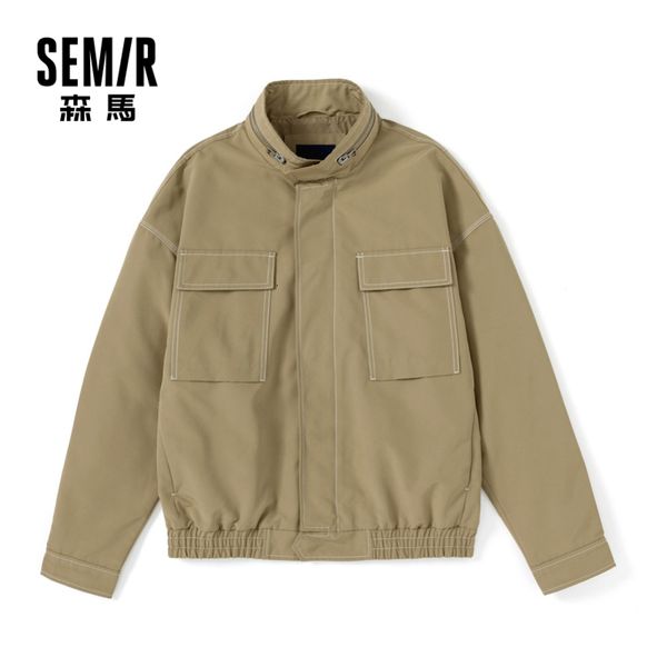 semir men autumn new stand-up collar retro style tooling jacket with big pockets 2020 green casual coat for travel
semir men autumn new stand-up collar retro style tooling jacket with big pockets 2020 green casual coat for travel