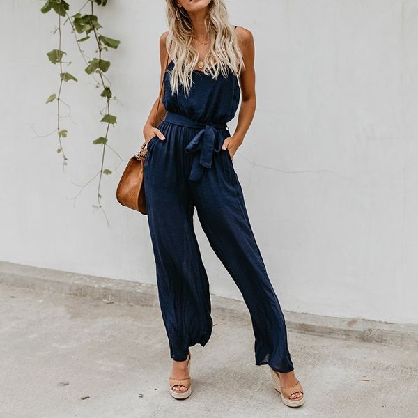 fashion summer jumpsuit women sleeveless casual rompers jumpsuits spaghetti strap loose jump suit black overalls female clothes t200509, Black;white
fashion summer jumpsuit women sleeveless casual rompers jumpsuits spaghetti strap loose jump suit black overalls female clothes t200509, Black;white