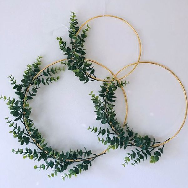 newfor home 10-40cm hoop metal diy ring decorations wreath gold color garland christmas hanging xmas natal decor 7
newfor home 10-40cm hoop metal diy ring decorations wreath gold color garland christmas hanging xmas natal decor 7