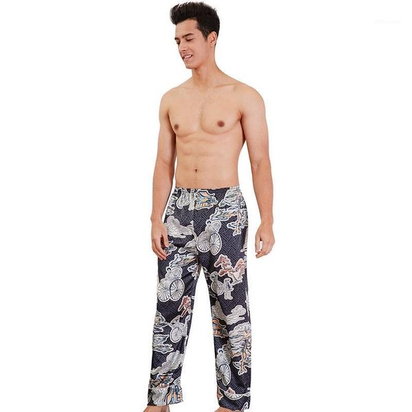 men's pajama pants silk autumn trousers home service breechcloth pantalones loose all-match comfortable wear outside1, Black;brown
men's pajama pants silk autumn trousers home service breechcloth pantalones loose all-match comfortable wear outside1, Black;brown