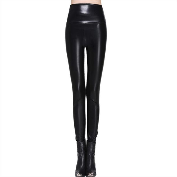 women leggings faux leather slim leggings plus size high elasticity pants leggins s leather boots, Black
women leggings faux leather slim leggings plus size high elasticity pants leggins s leather boots, Black