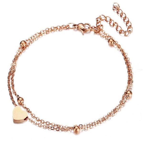 charm bracelets multilayer stainless steel thin chain heart bracelet for women girls female jewelry valentine's day gift, Golden;silver
charm bracelets multilayer stainless steel thin chain heart bracelet for women girls female jewelry valentine's day gift, Golden;silver