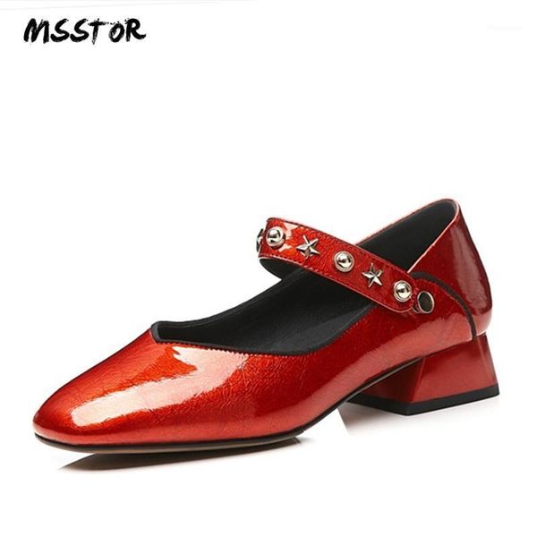 msstor rivet leather women high heels elegant autumn spring square heel slip-on silver heels square toe red pumps shoes women1, Black
msstor rivet leather women high heels elegant autumn spring square heel slip-on silver heels square toe red pumps shoes women1, Black