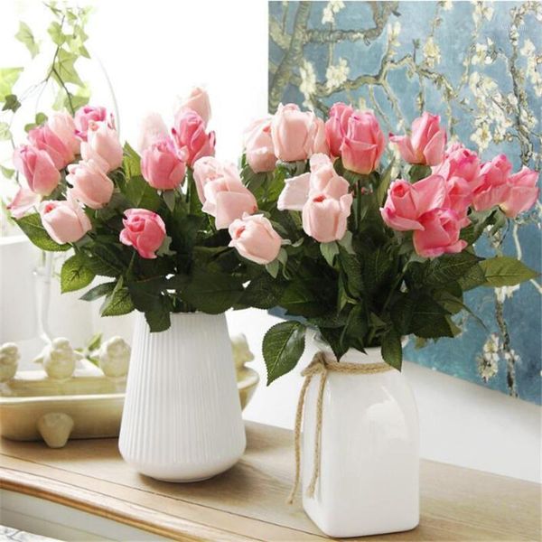 100pcs artificial roses flower real touch feeling rose stems 5 colors for wedding centerpieces home party decorative flower1
100pcs artificial roses flower real touch feeling rose stems 5 colors for wedding centerpieces home party decorative flower1
