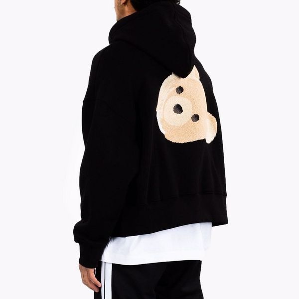 20fw autumn winter europe america italy big bear head towel embroidery fashion casual men women hooded cotton sweatshirt streetwear hoodie, Black
20fw autumn winter europe america italy big bear head towel embroidery fashion casual men women hooded cotton sweatshirt streetwear hoodie, Black
