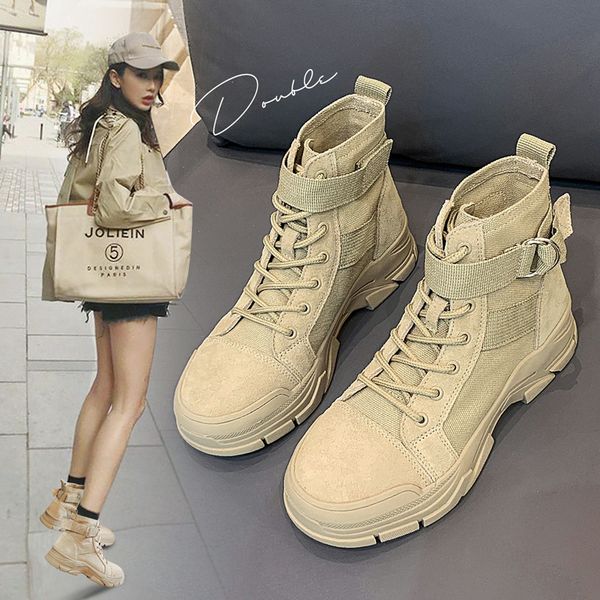 autumn combat women canvas ankle hiker chunky army lace up thick sole military platform boots ladies 201022, Black
autumn combat women canvas ankle hiker chunky army lace up thick sole military platform boots ladies 201022, Black