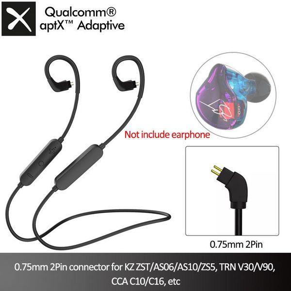 qcc5125/3034 bluetooth 5.0 upgrate cable aptx hd replaceble wire 2pin 0.75mm connector oxygen copper for kz zst cca c10 ba5
qcc5125/3034 bluetooth 5.0 upgrate cable aptx hd replaceble wire 2pin 0.75mm connector oxygen copper for kz zst cca c10 ba5