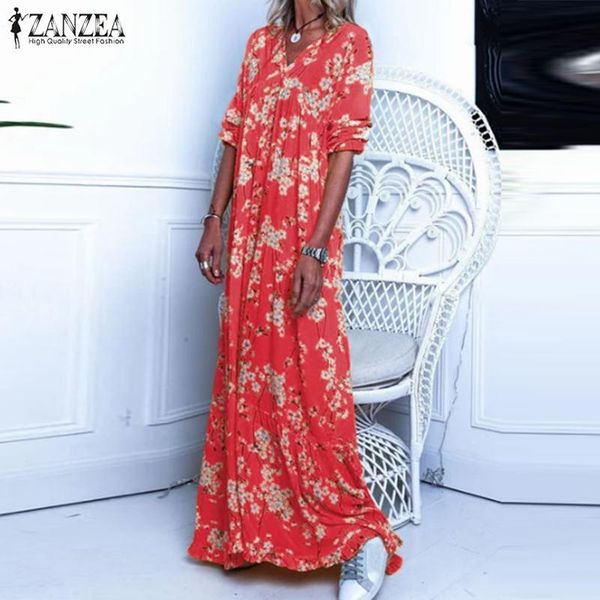 casual dresses zanzea bohemian floral printed sundress women autumn v neck long sleeve maxi dress vestido robe femme vintage party, Black;gray
casual dresses zanzea bohemian floral printed sundress women autumn v neck long sleeve maxi dress vestido robe femme vintage party, Black;gray